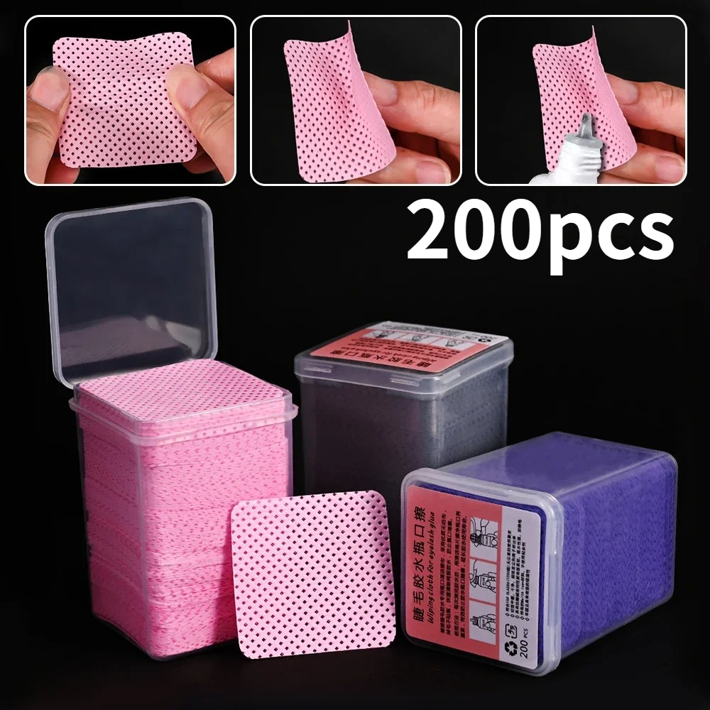 Nail Art Remove - Wholesale 200Pcs/Box Nail Eyelash Glue Clean