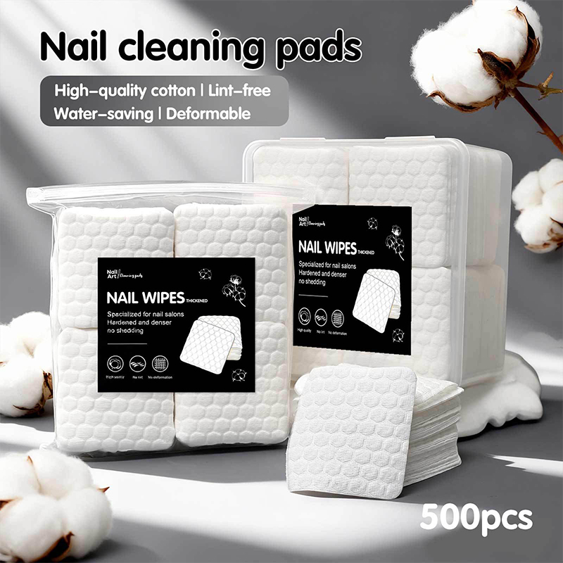Nail Art Remove - 200/500Pcs Lint-Free Nail Polish Remover Wipes