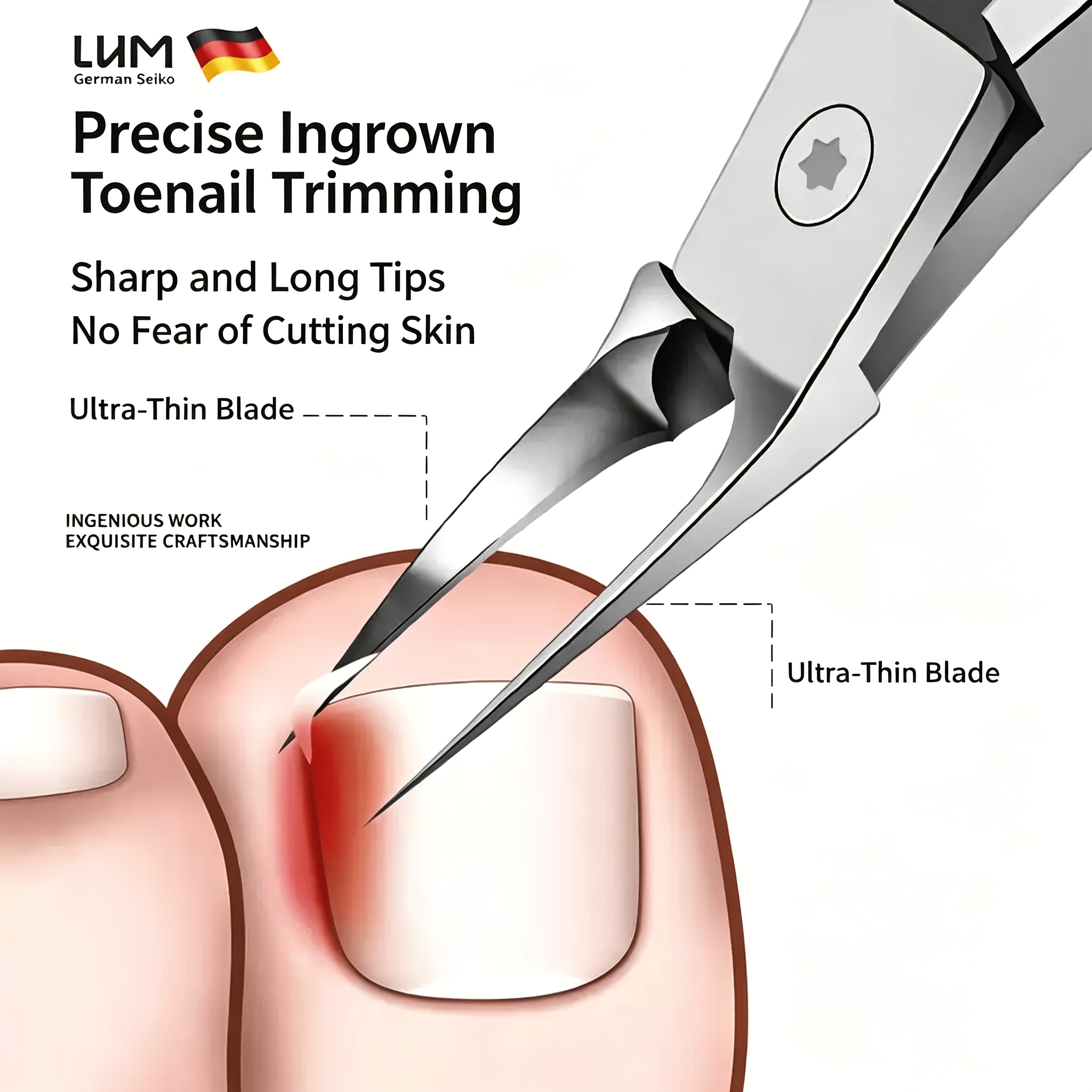 68° Arc Ingrown Toenail Clippe - Nail Extension Form 리뷰 및 가격