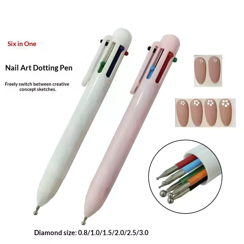 6 In 1 DIY Nail Dotting Tool N - Nail Art Dotting Tool 리뷰 및 가격