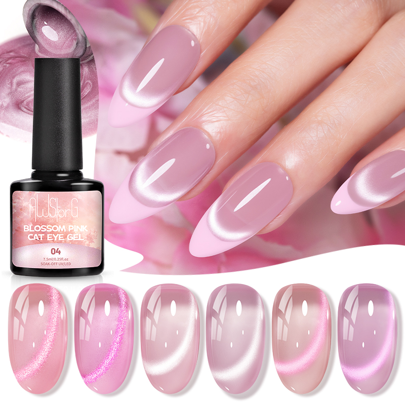 AWStorG 7.5ML Flash Pure Lust  - Nail Art Cat Eye Pink 리뷰 및 가격