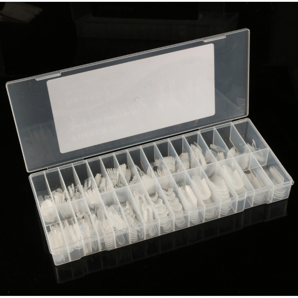 280pcs 14 Sizes Sandwich Dual  - Nail Extension Form 리뷰 및 가격