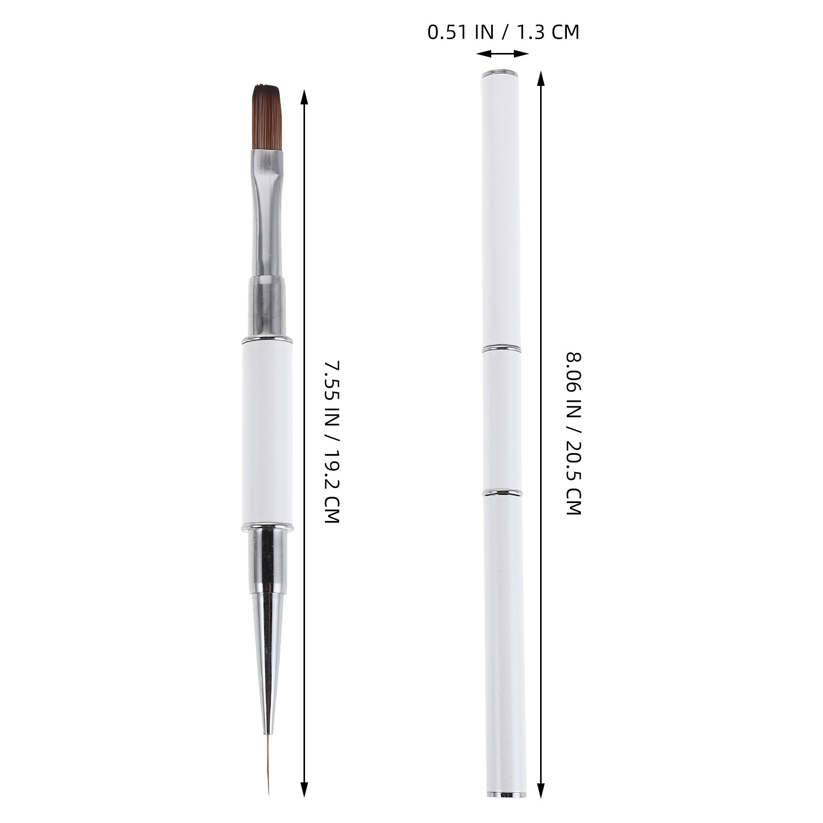 3Pcs Double-Tip Nail Art Brush - Nail Art Dotting Tool 리뷰 및 가격