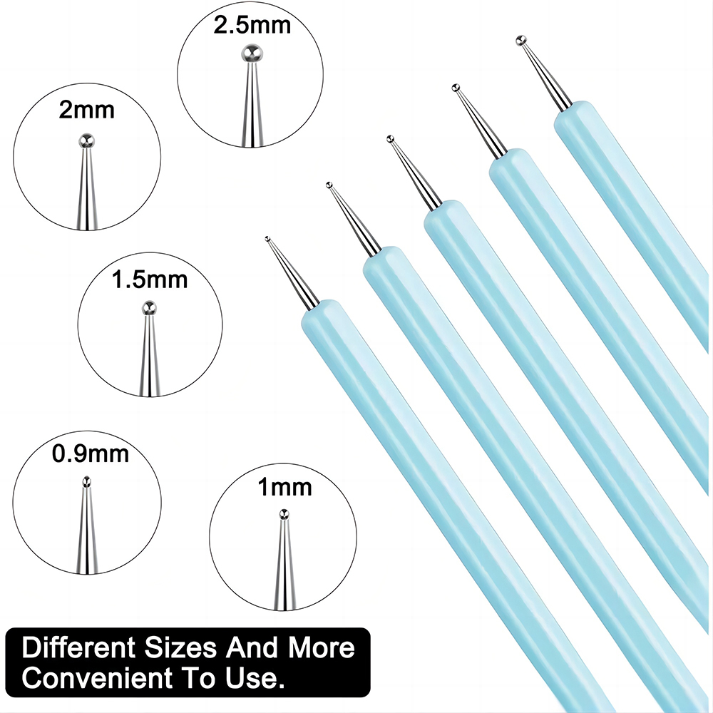 5/10Pcs Silicone Clay Sculptin - Nail Art Dotting Tool 리뷰 및 가격