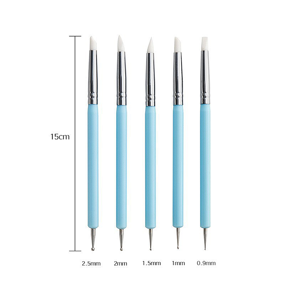5/10Pcs Silicone Clay Sculptin - Nail Art Dotting Tool 리뷰 및 가격