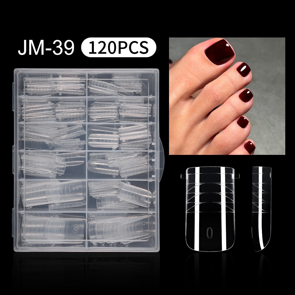 120pcs New Dual Forms Toe Nail - Nail Extension Form 리뷰 및 가격