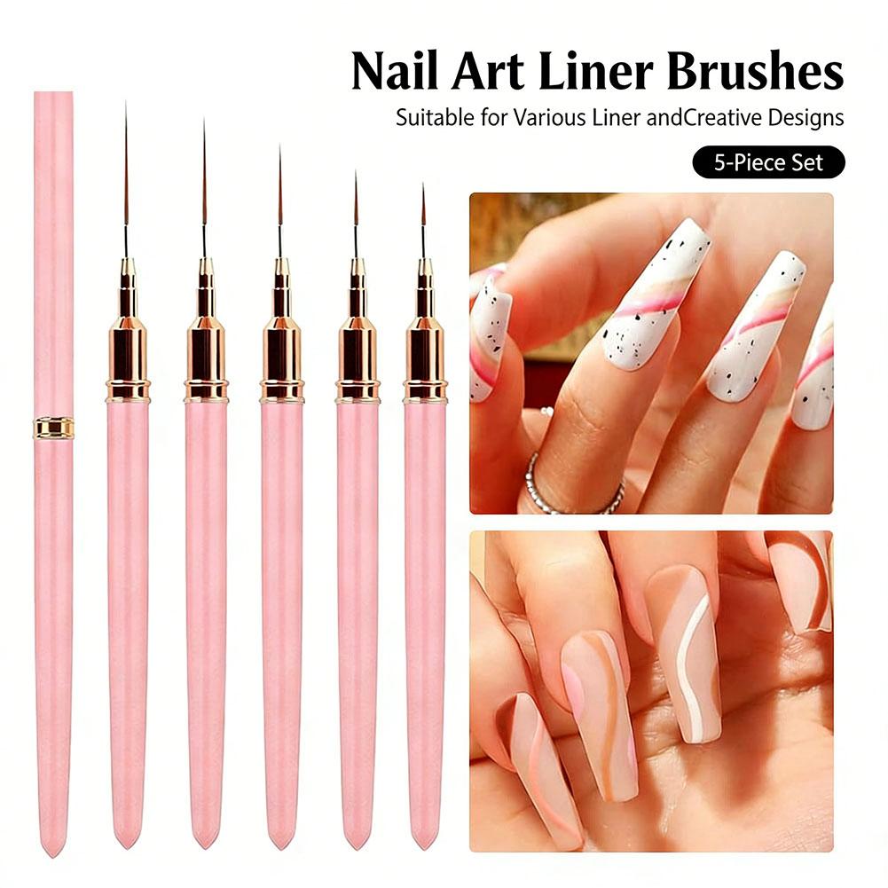 5pcs Nail Art Liner Brushes an - Nail Art Dotting Tool 리뷰 및 가격