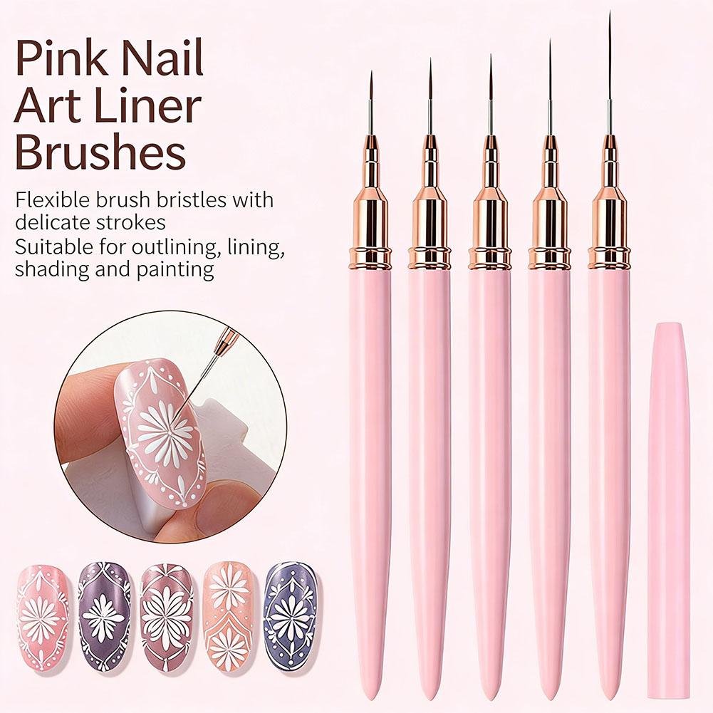 5pcs Nail Art Liner Brushes an - Nail Art Dotting Tool 리뷰 및 가격