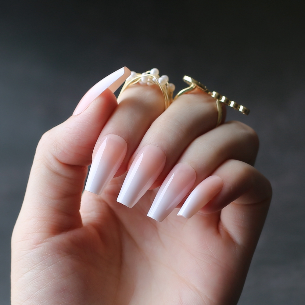 DIY Salon Art Stiletto glossy  - Nail Art Ombre Pink 리뷰 및 가격