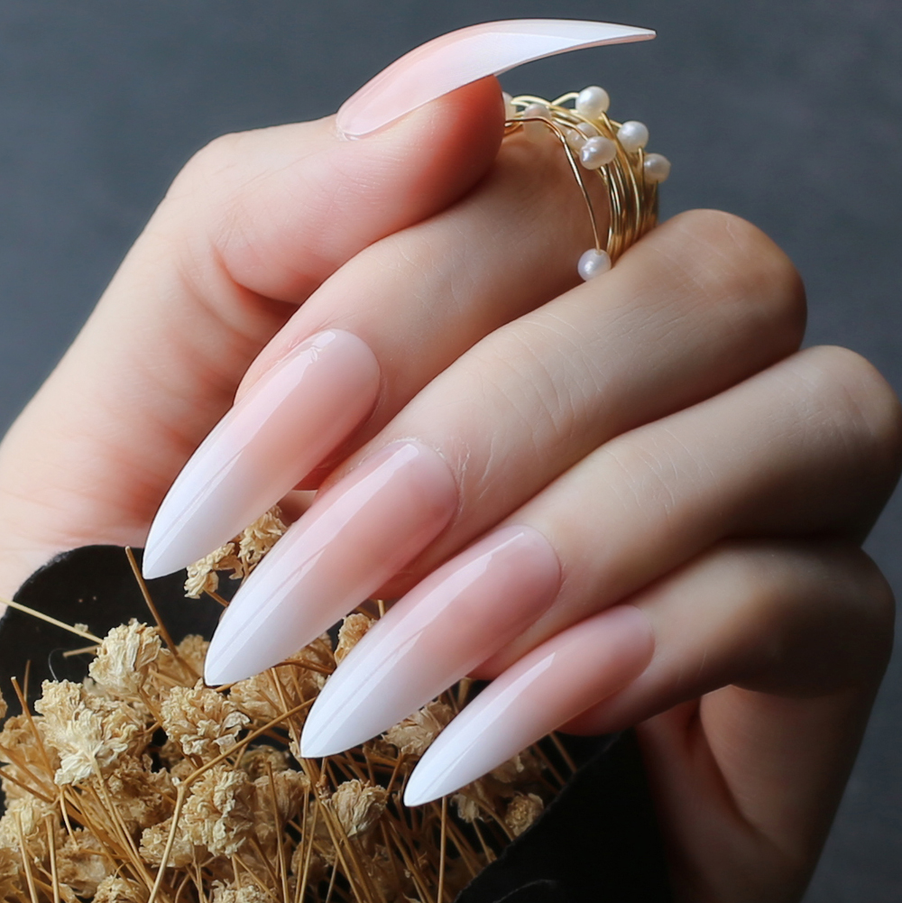 DIY Salon Art Stiletto glossy  - Nail Art Ombre Pink 리뷰 및 가격