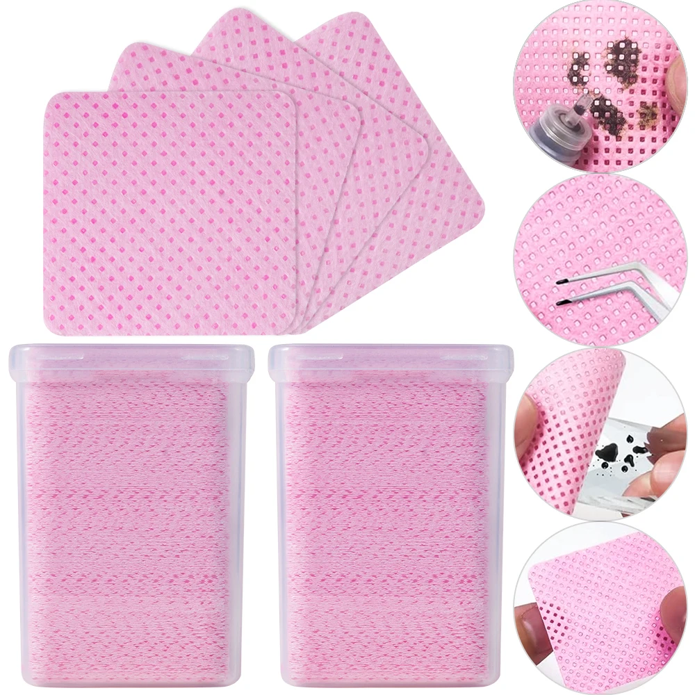 200Pcs Pink Lint-Free Nail Pol - Nail Art Remove 리뷰 및 가격