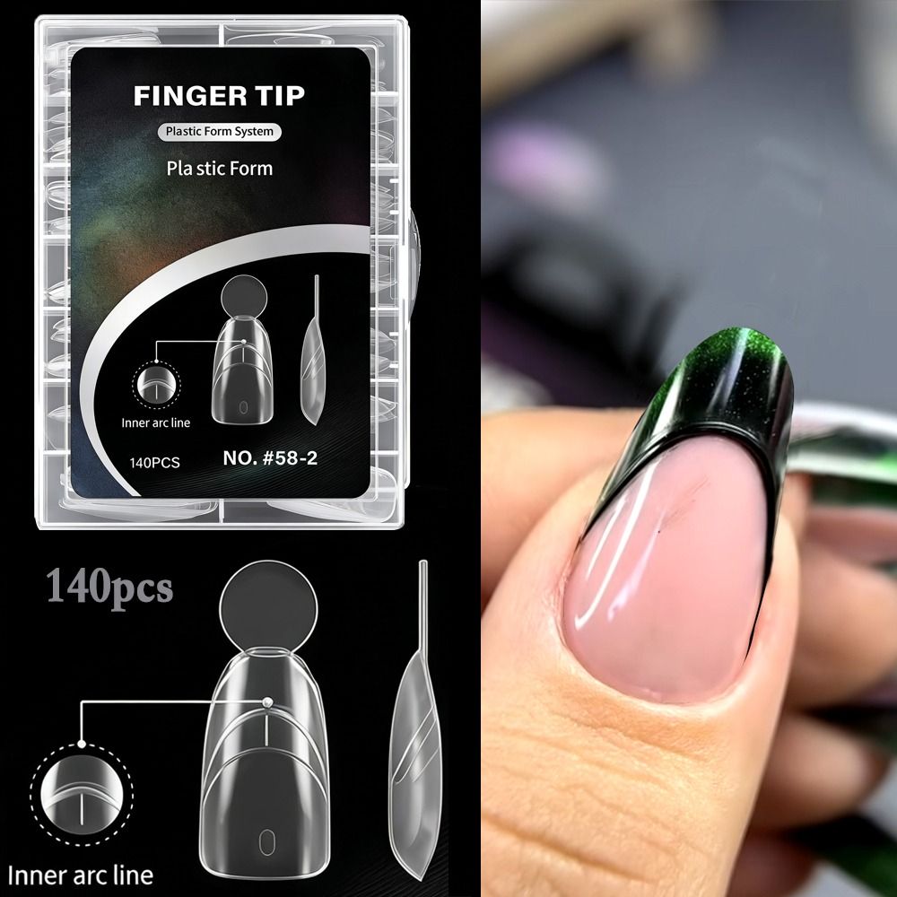 140PCS Matte Surface French Na - Nail Extension Form 리뷰 및 가격
