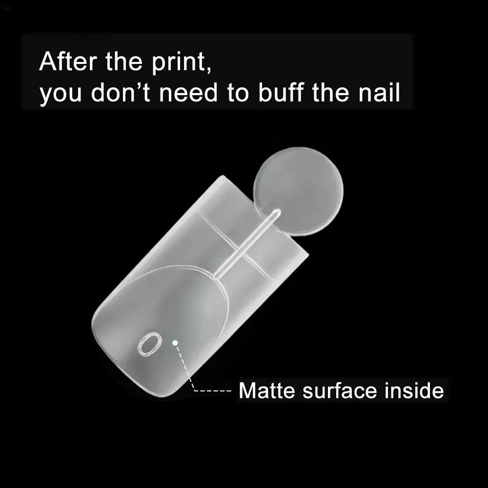 140PCS Matte Surface French Na - Nail Extension Form 리뷰 및 가격