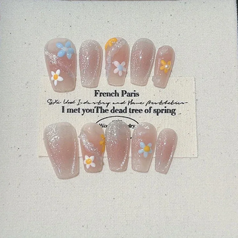 10pcs Cute Handmade Cat Eye Po - Nail Art Cat Eye Pink 리뷰 및 가격