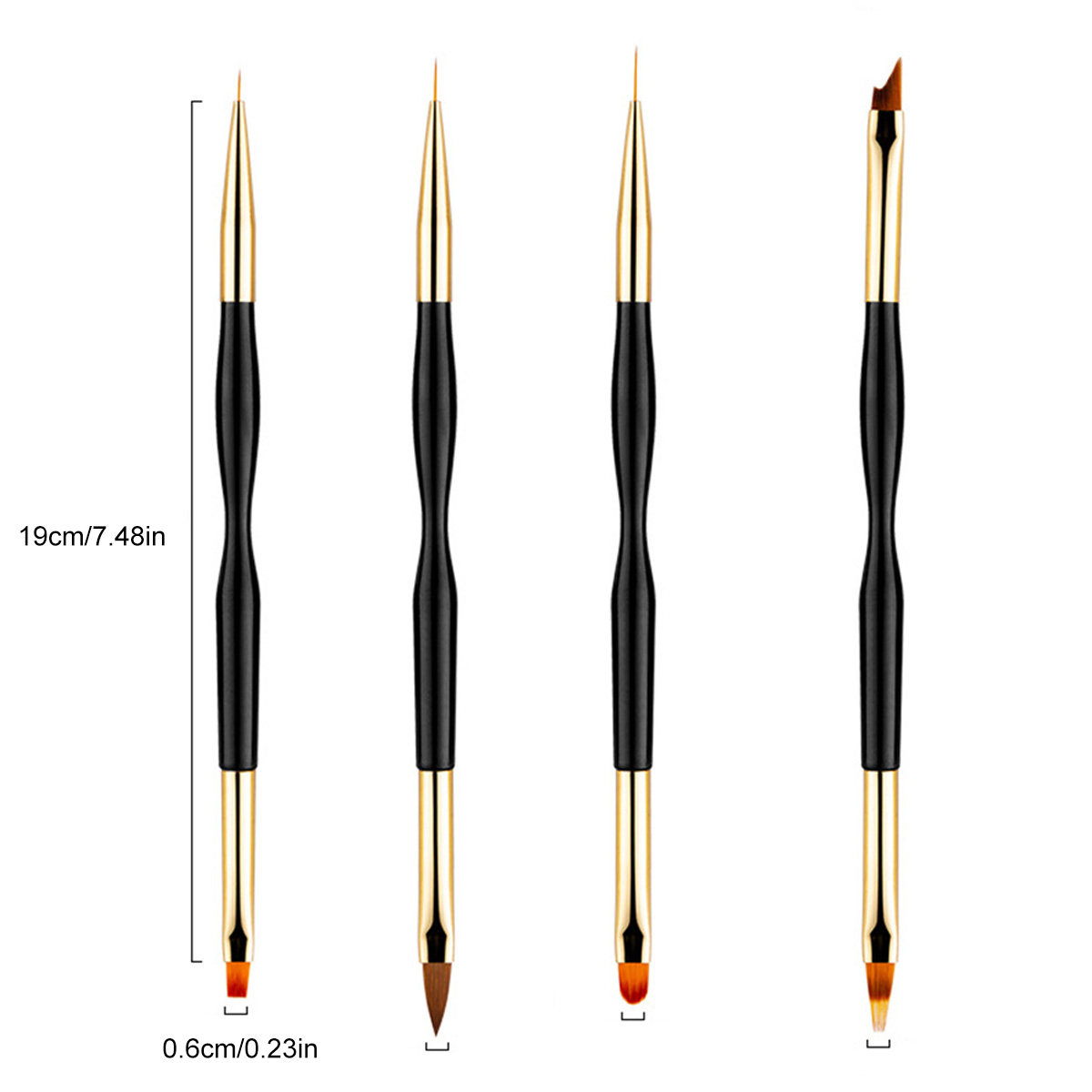 4Pcs Nail Art Pen Brush Set wi - Nail Art Dotting Tool 리뷰 및 가격