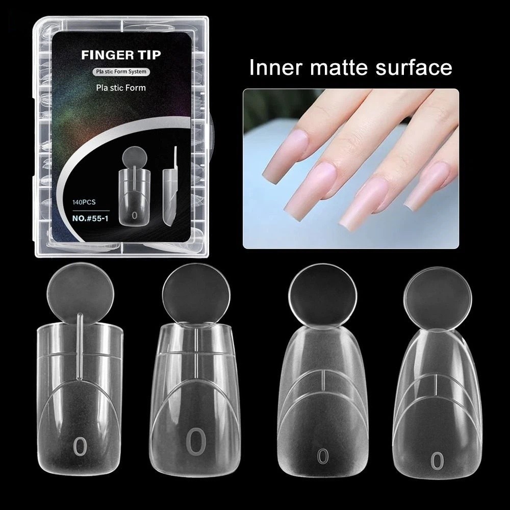 140PCS Matte Surface French Na - Nail Extension Form 리뷰 및 가격