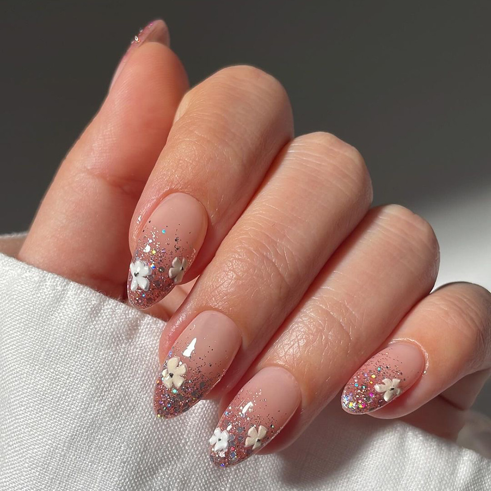 24pcs Fashion Rhinestone Press - Nail Art Aesthetic 리뷰 및 가격