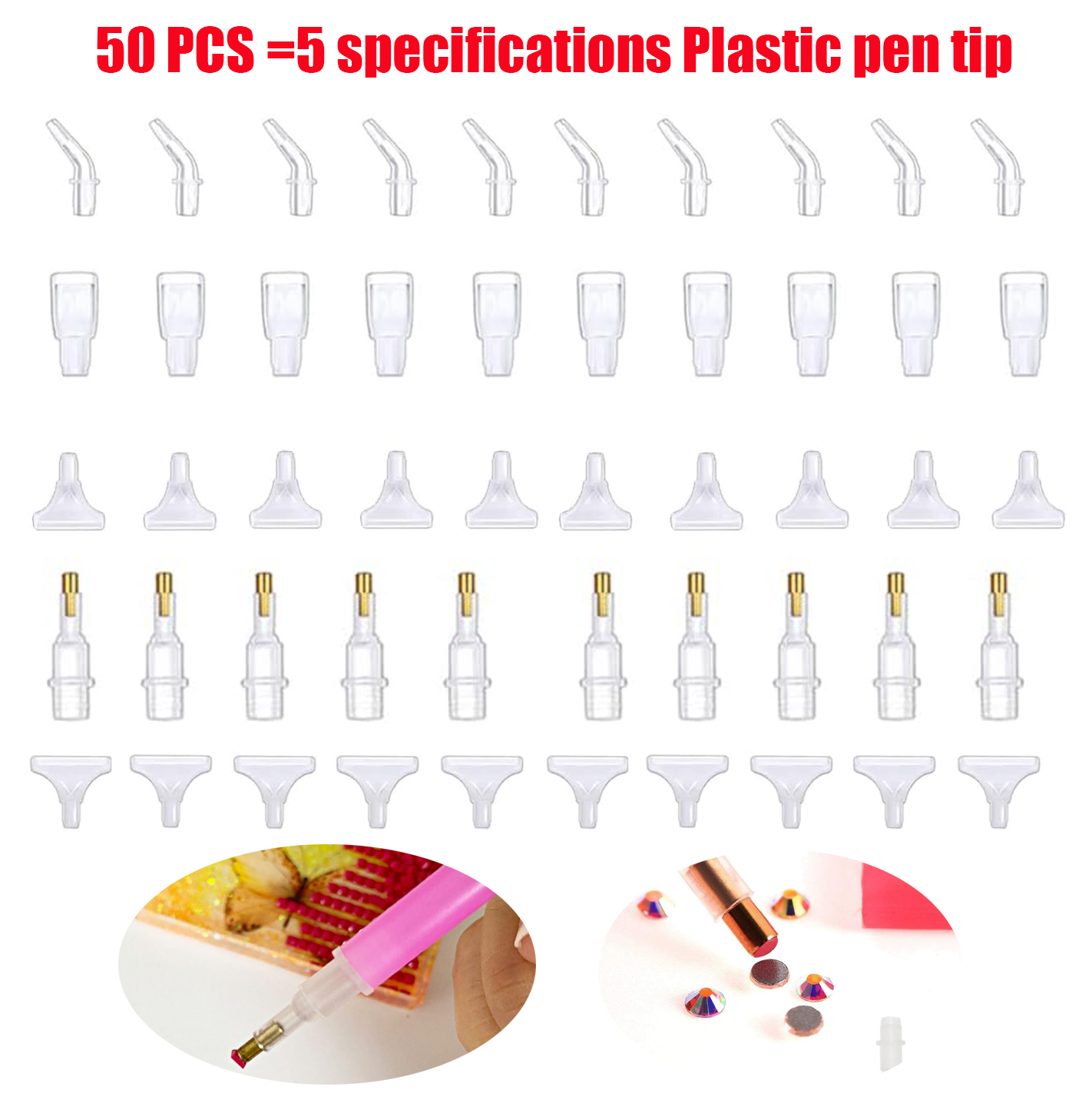 50 Pcs Diamond Painting Art Dr - Nail Art Dotting Tool 리뷰 및 가격