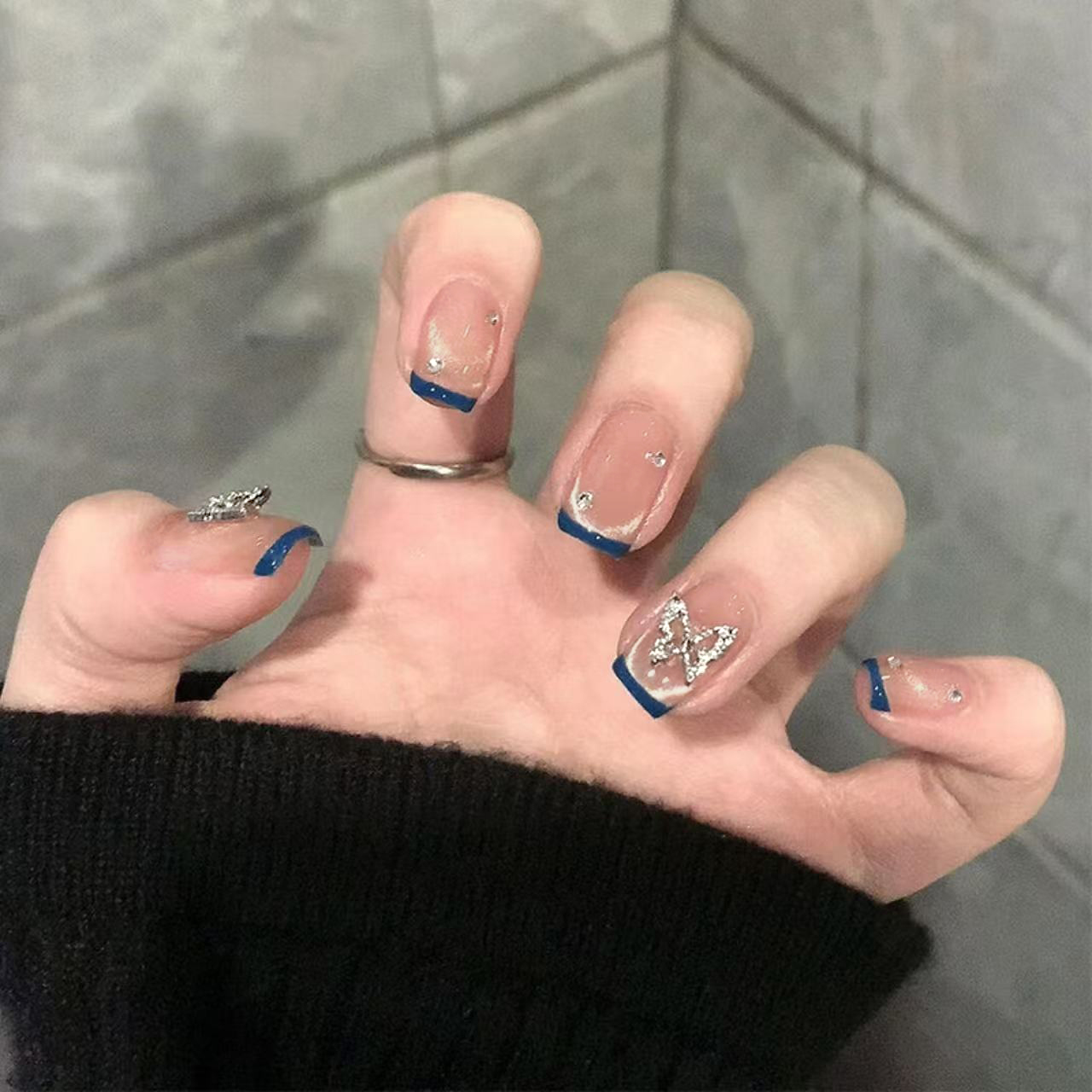 10Pcs Wearable Reuse Finished  - Nail Art Aesthetic 리뷰 및 가격