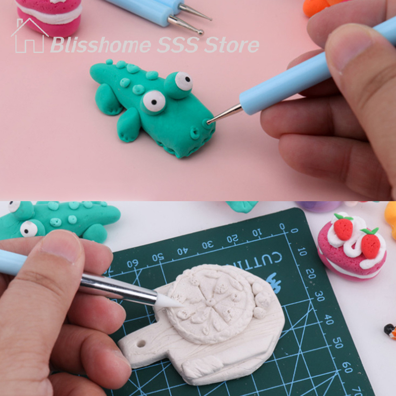 【S】5Pcs/set Sil Clay Sculpting - Nail Art Dotting Tool 리뷰 및 가격