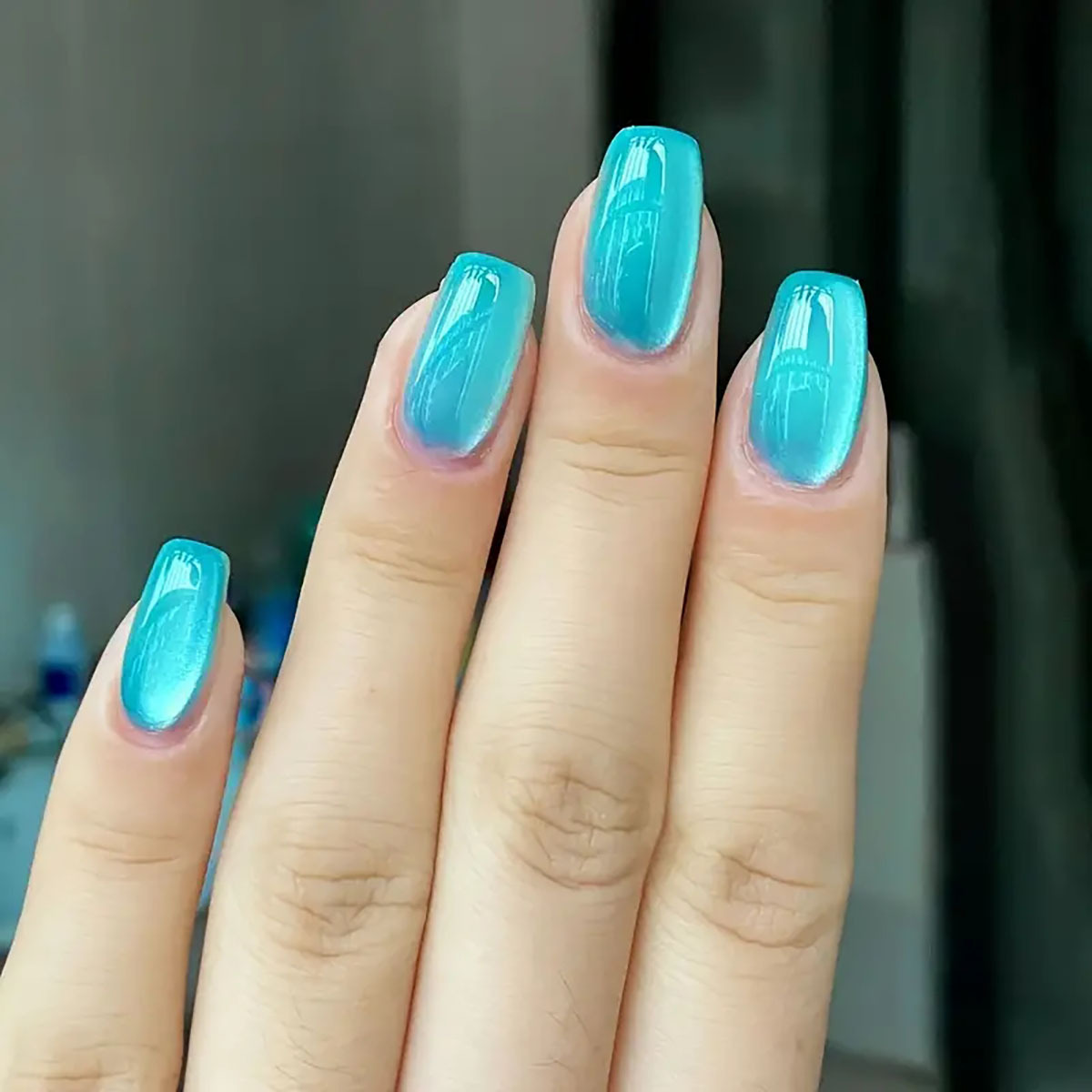 24pcs/30pcs short square balle - Nail Art Cat Eye Pink 리뷰 및 가격