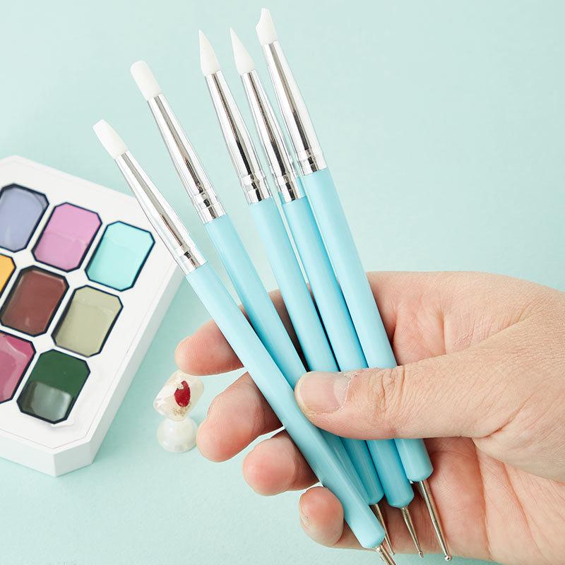 1/10/15Pcs Dual Ended Silicone - Nail Art Dotting Tool 리뷰 및 가격