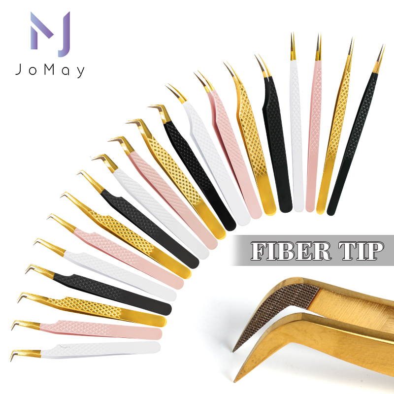 1pc Fiber Tip Tweezers Stainle - Nail Extension Form 리뷰 및 가격