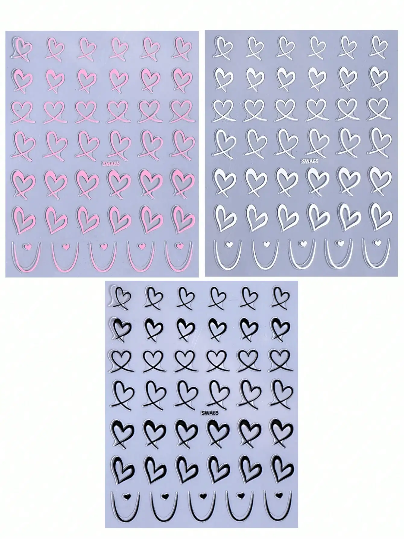 2pcs 3D Pink Lotus Flower Nail - Nail Art Ombre Pink 리뷰 및 가격