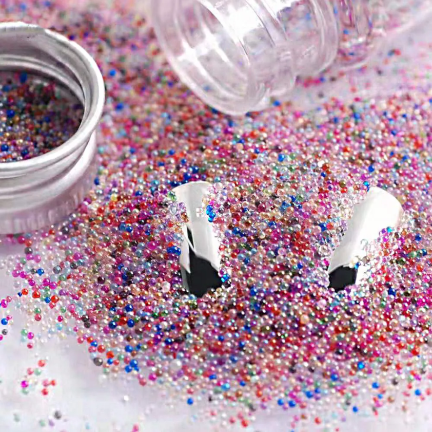 10/20g 0.4-3mm Mini Bubble Bal - Nail Art Emerald 리뷰 및 가격