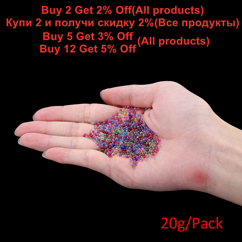10/20g 0.4-3mm Mini Bubble Bal - Nail Art Emerald 리뷰 및 가격