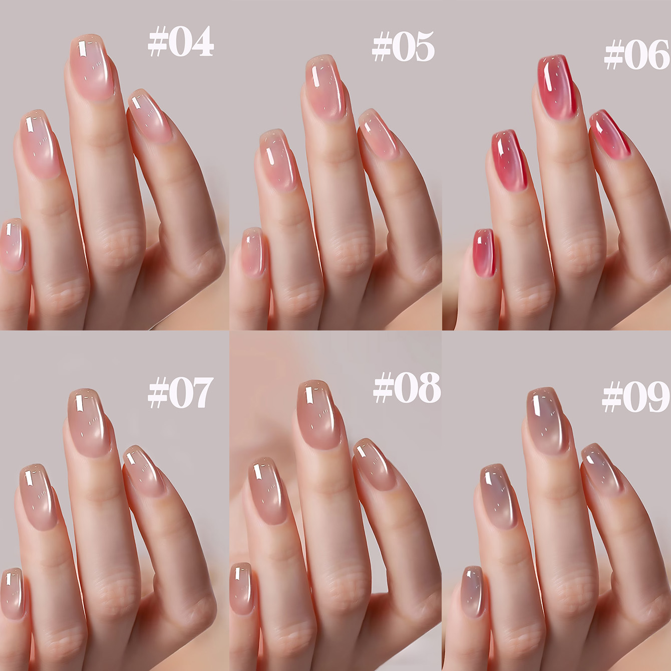 SHAKA 1-12pcs Summer Popular I - Nail Art Cat Eye Pink 리뷰 및 가격