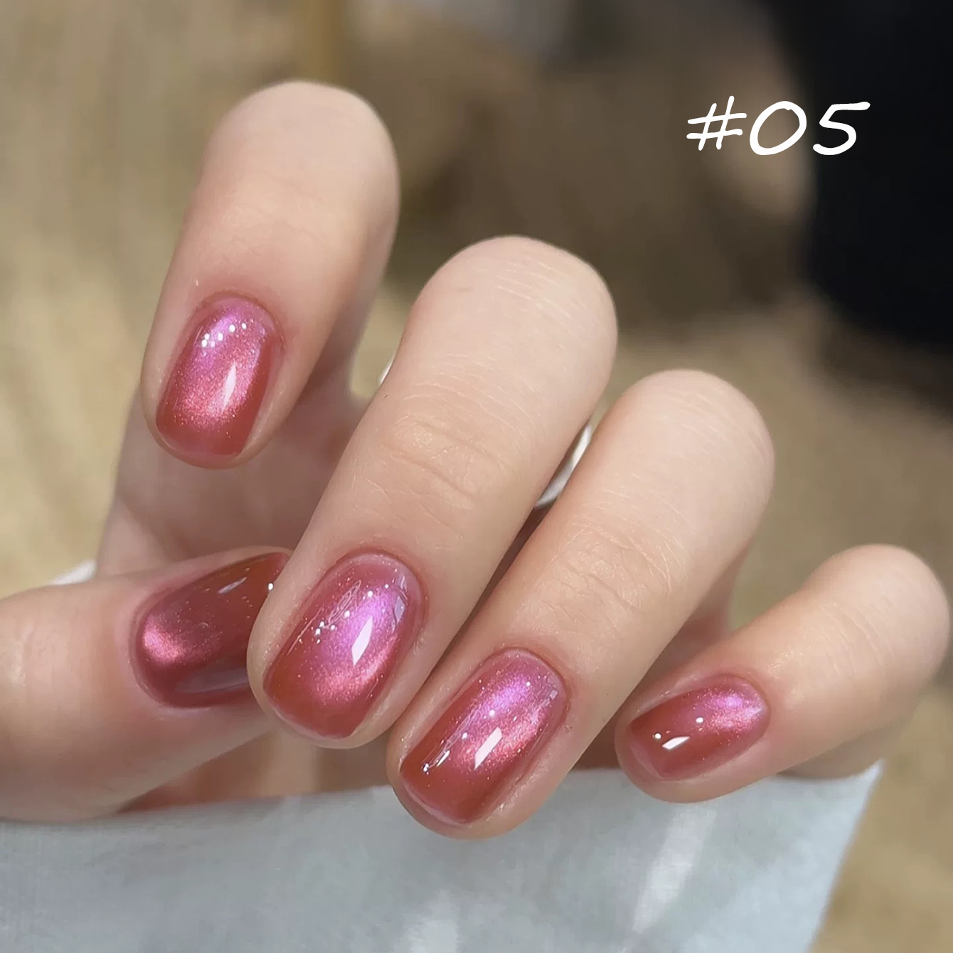 1-10pcs PSK New Pink Gold Soft - Nail Art Cat Eye Pink 리뷰 및 가격