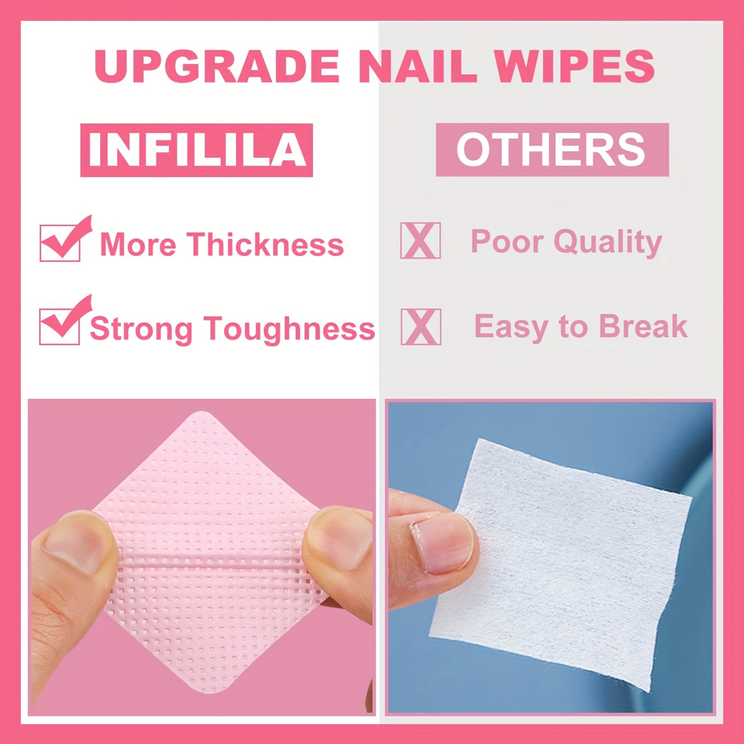 20/600pcs Lint-Free Nail Wipes - Nail Art Remove 리뷰 및 가격