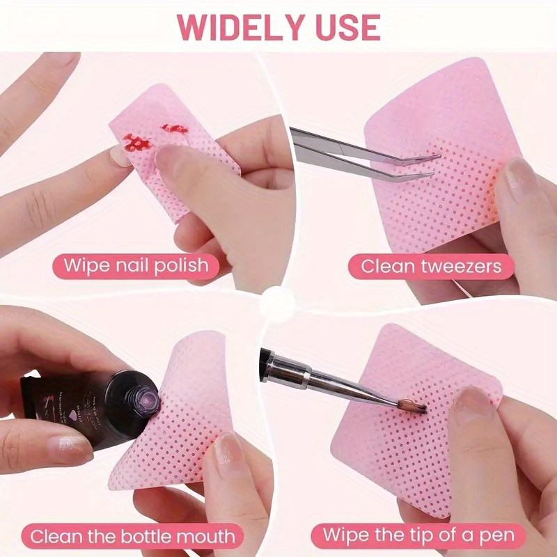 20/600pcs Lint-Free Nail Wipes - Nail Art Remove 리뷰 및 가격