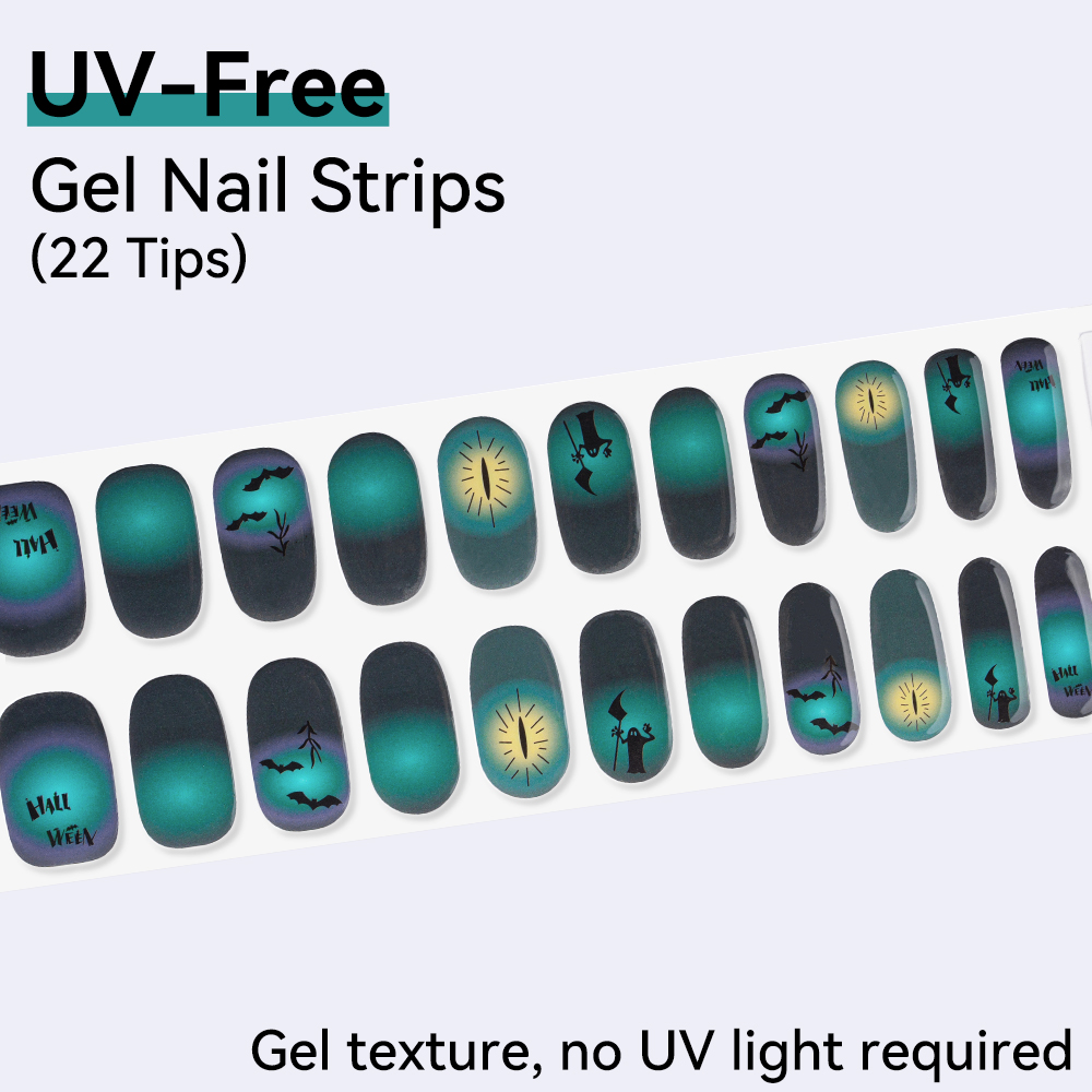UV FREE Gel Nail Strips 22 Tip - Nail Art Ombre Pink 리뷰 및 가격