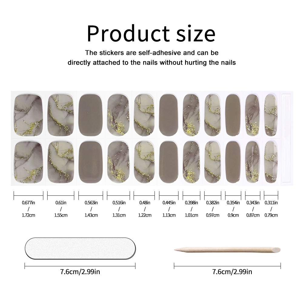 UV FREE Gel Nail Strips 22 Tip - Nail Art Ombre Pink 리뷰 및 가격