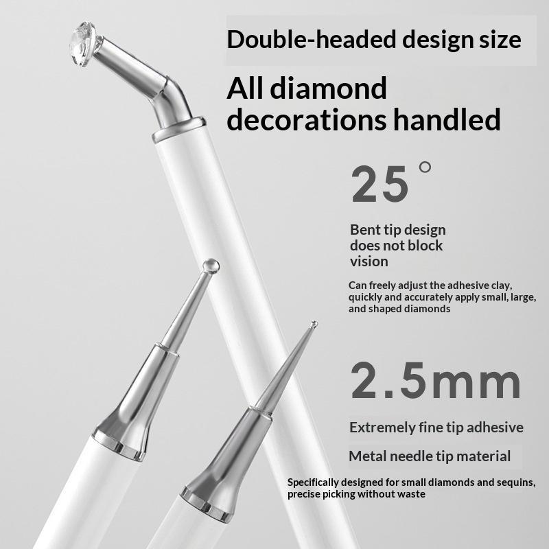5Pcs Acrylic Handle Crystal St - Nail Art Dotting Tool 리뷰 및 가격