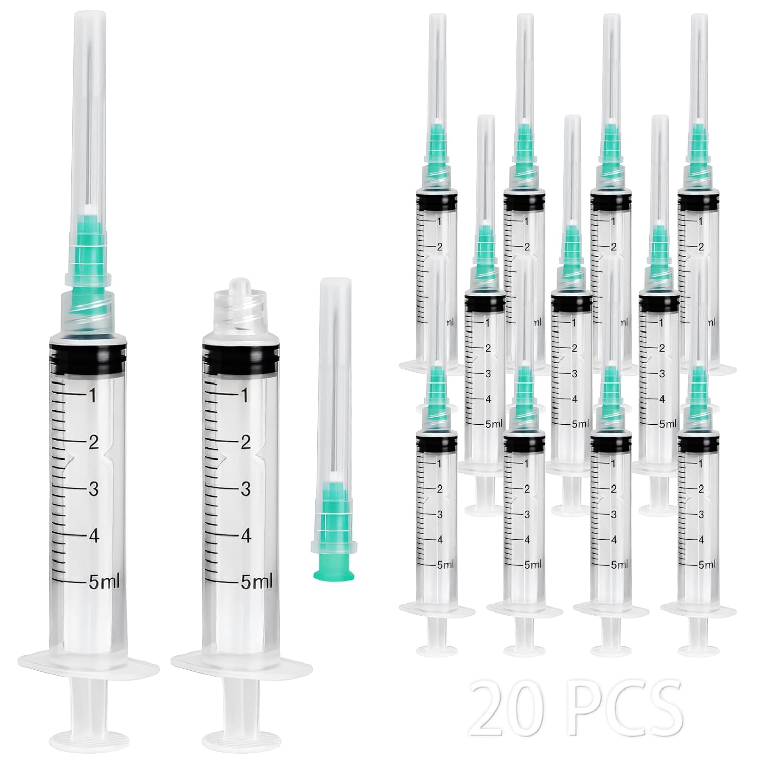 50 Pieces of 5ml Luer-Lock Syr - Nail Art Design 리뷰 및 가격