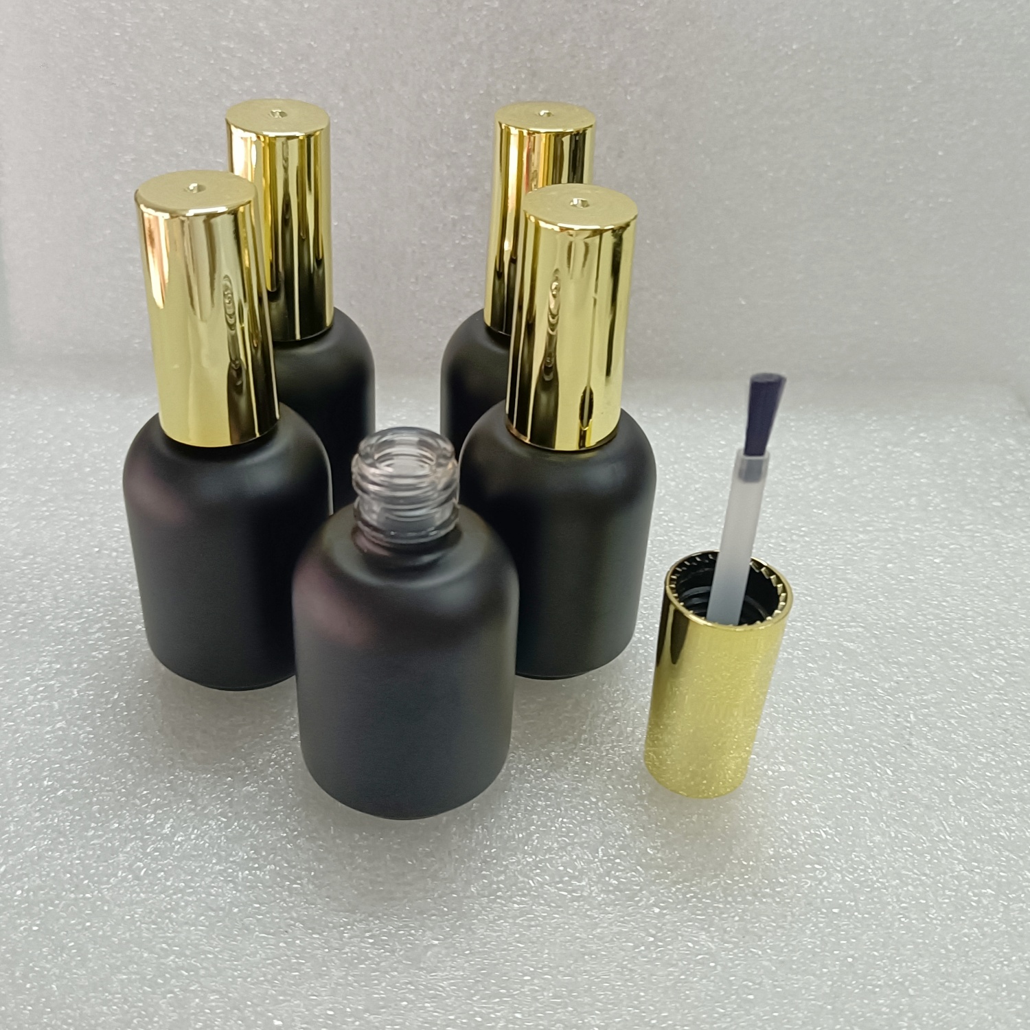 20ML 5 pieces Empty Black glas - Nail Art Halal 리뷰 및 가격