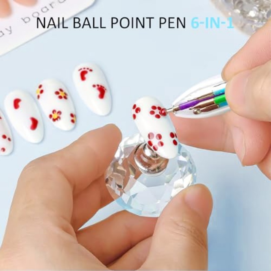 Nail Dotting Pen Nail Art 6 in - Nail Art Dotting Tool 리뷰 및 가격