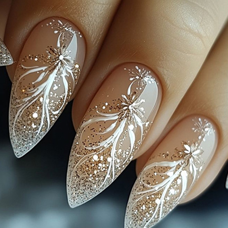 24pcs/set Short Medium fake na - Nail Art Aesthetic 리뷰 및 가격