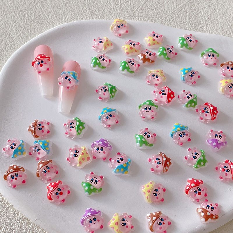 2/10/20pcs Kirby Nail Charms 3 - Nail Art Design 리뷰 및 가격