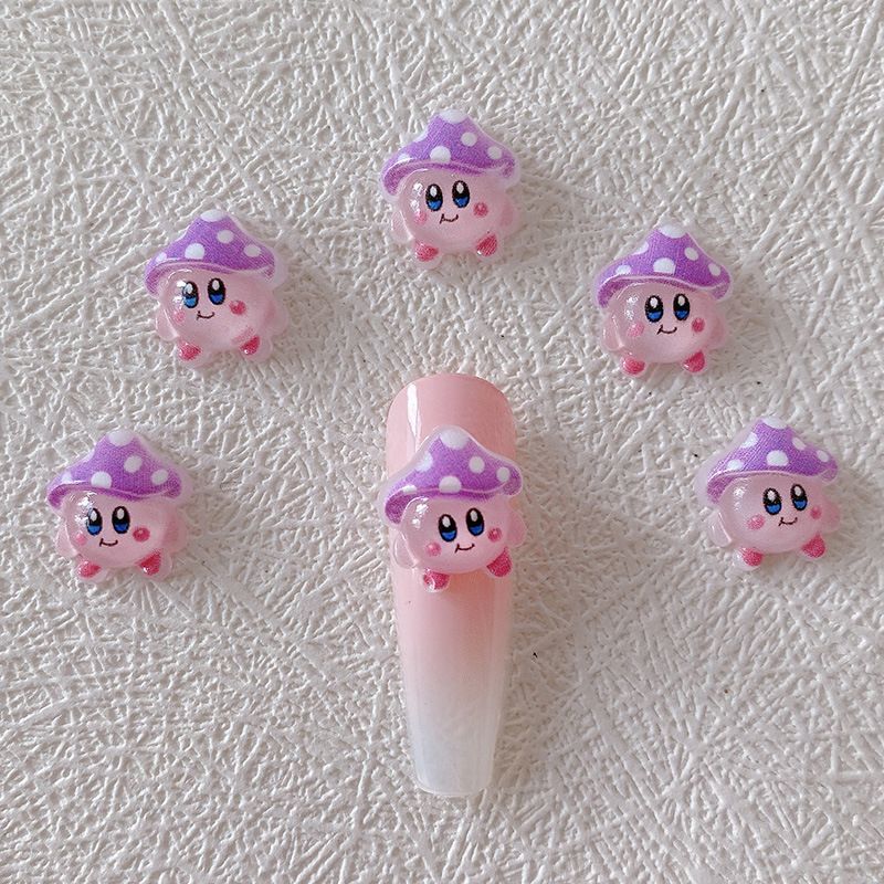 2/10/20pcs Kirby Nail Charms 3 - Nail Art Design 리뷰 및 가격