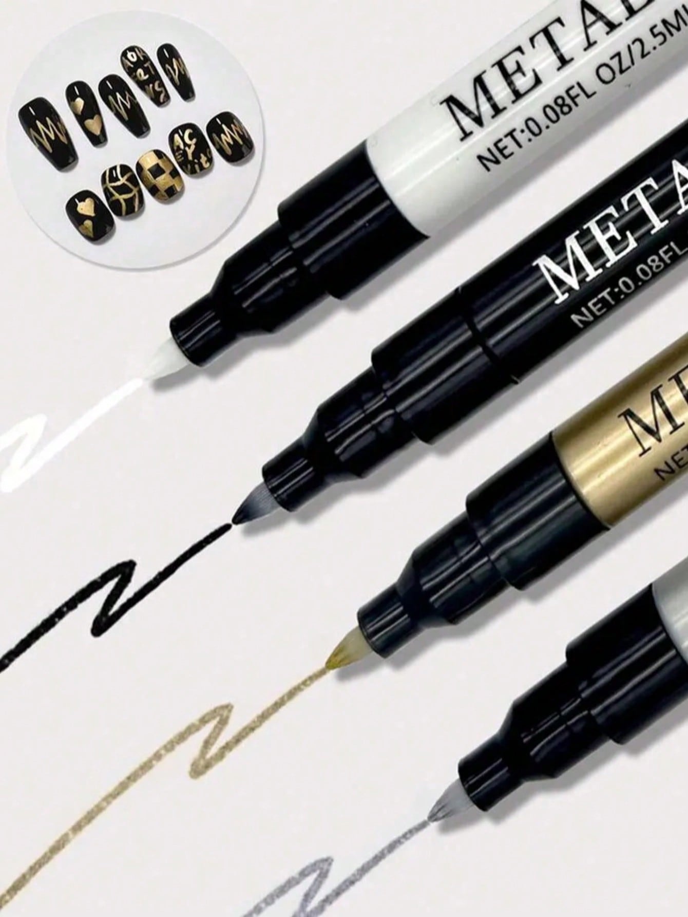 0.8mm 1PC Nail Art Pen, White  - Nail Art Dotting Tool 리뷰 및 가격