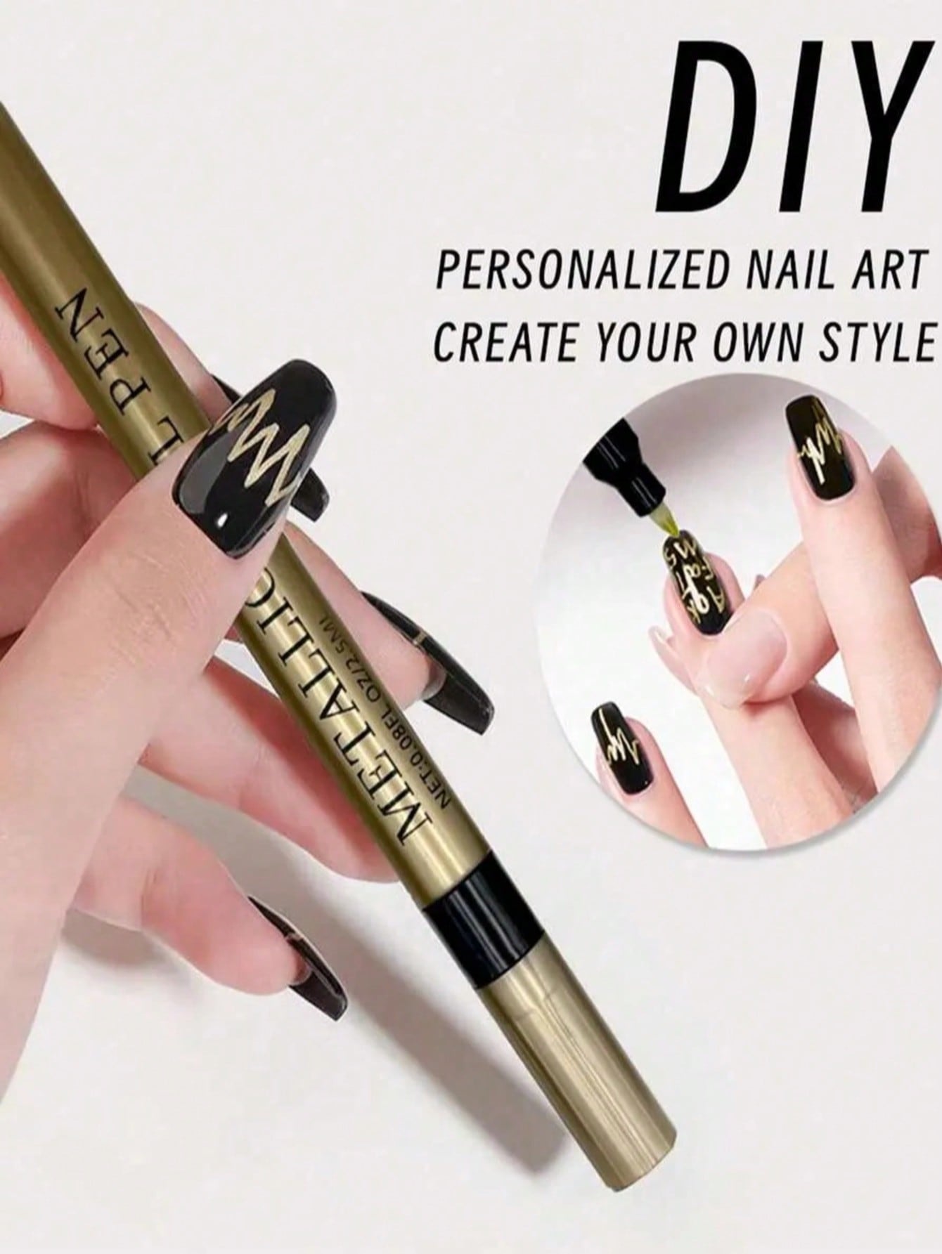 0.8mm 1PC Nail Art Pen, White  - Nail Art Dotting Tool 리뷰 및 가격
