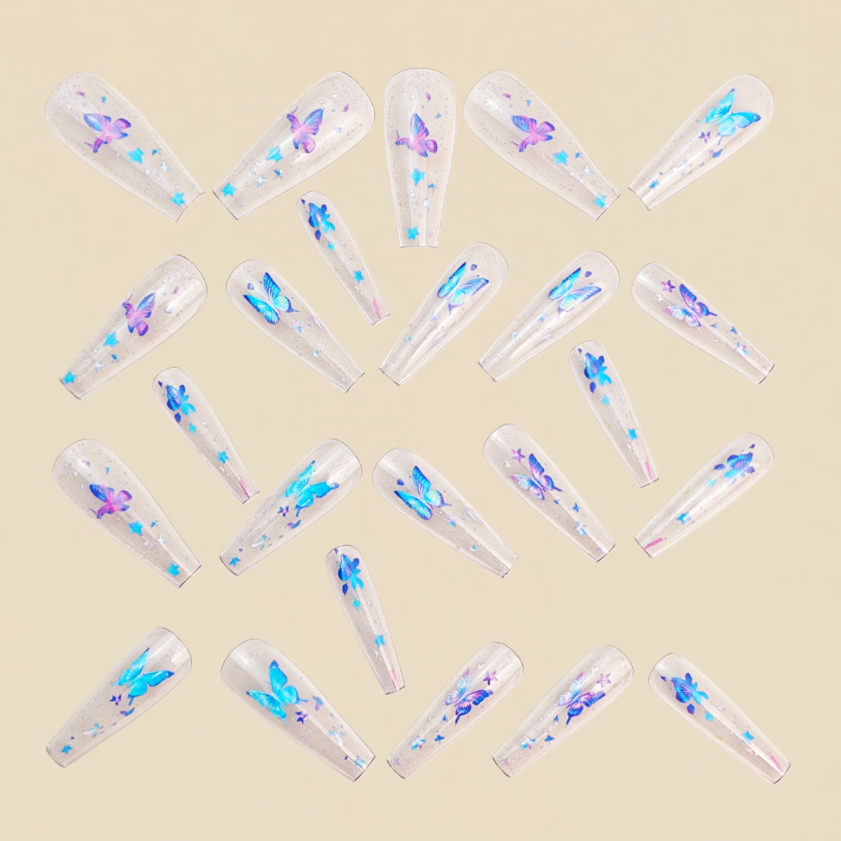 Medium Fake Nails for Women Gi - Nail Art Aesthetic 리뷰 및 가격