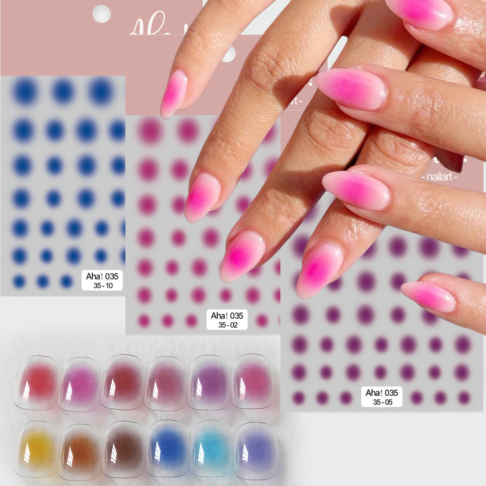 1Pc Pink Ombre Round Gradient  - Nail Art Ombre Pink 리뷰 및 가격