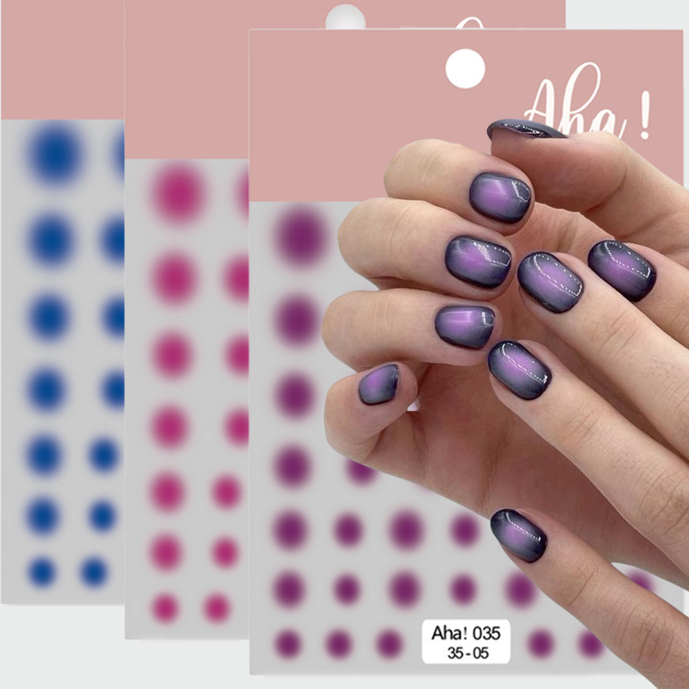 1Pc Pink Ombre Round Gradient  - Nail Art Ombre Pink 리뷰 및 가격