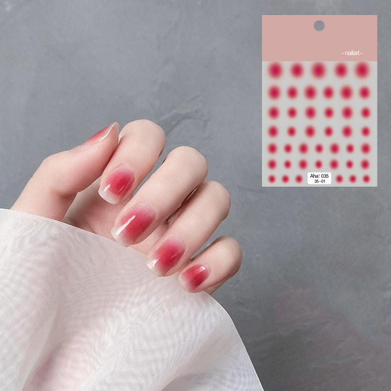 1Pc Pink Ombre Round Gradient  - Nail Art Ombre Pink 리뷰 및 가격