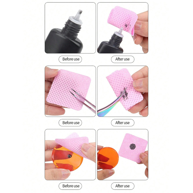 Lint Free Wipes Cleaning Tool  - Nail Art Remove 리뷰 및 가격